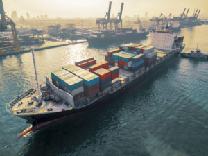 Maritime freight transport